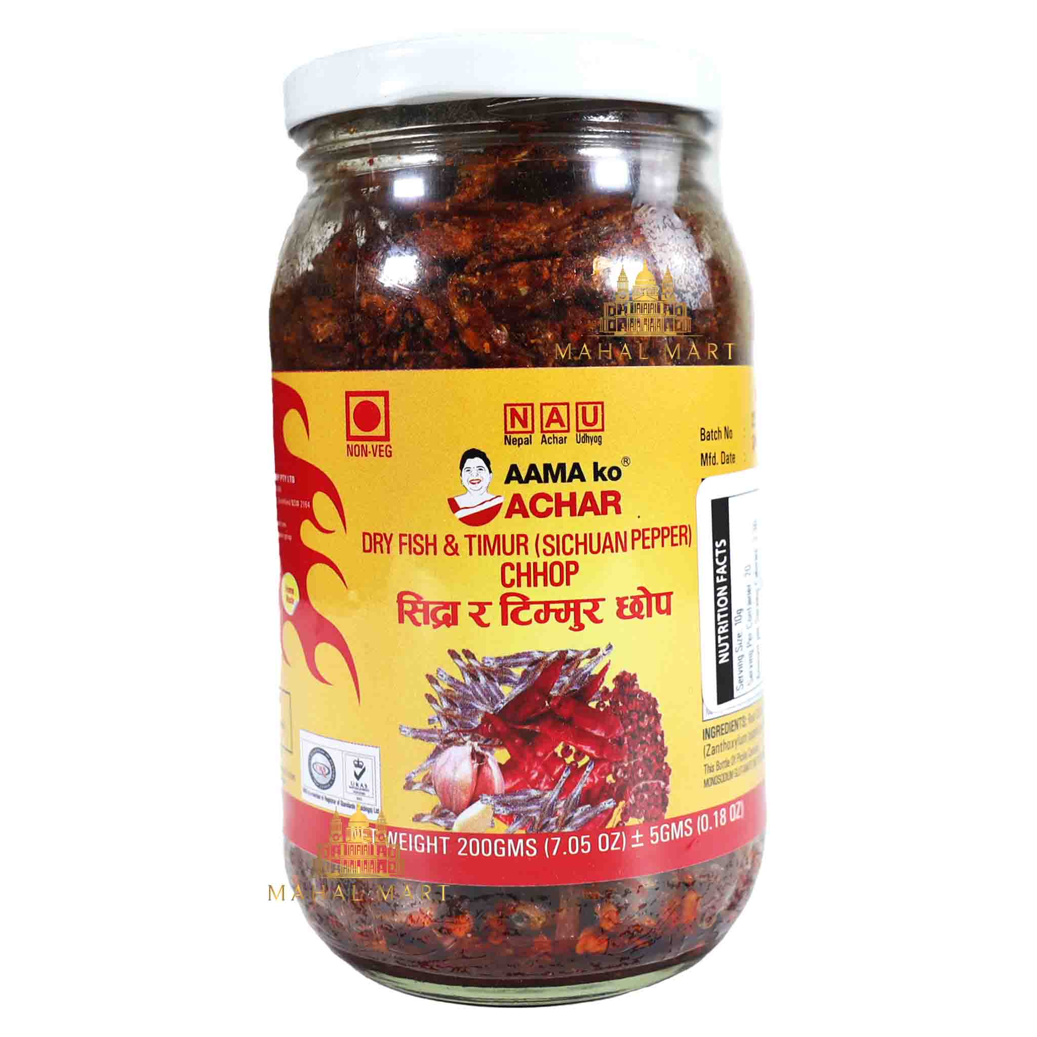 Aama ko Achar Dry Fish & Timur Chhop 200g