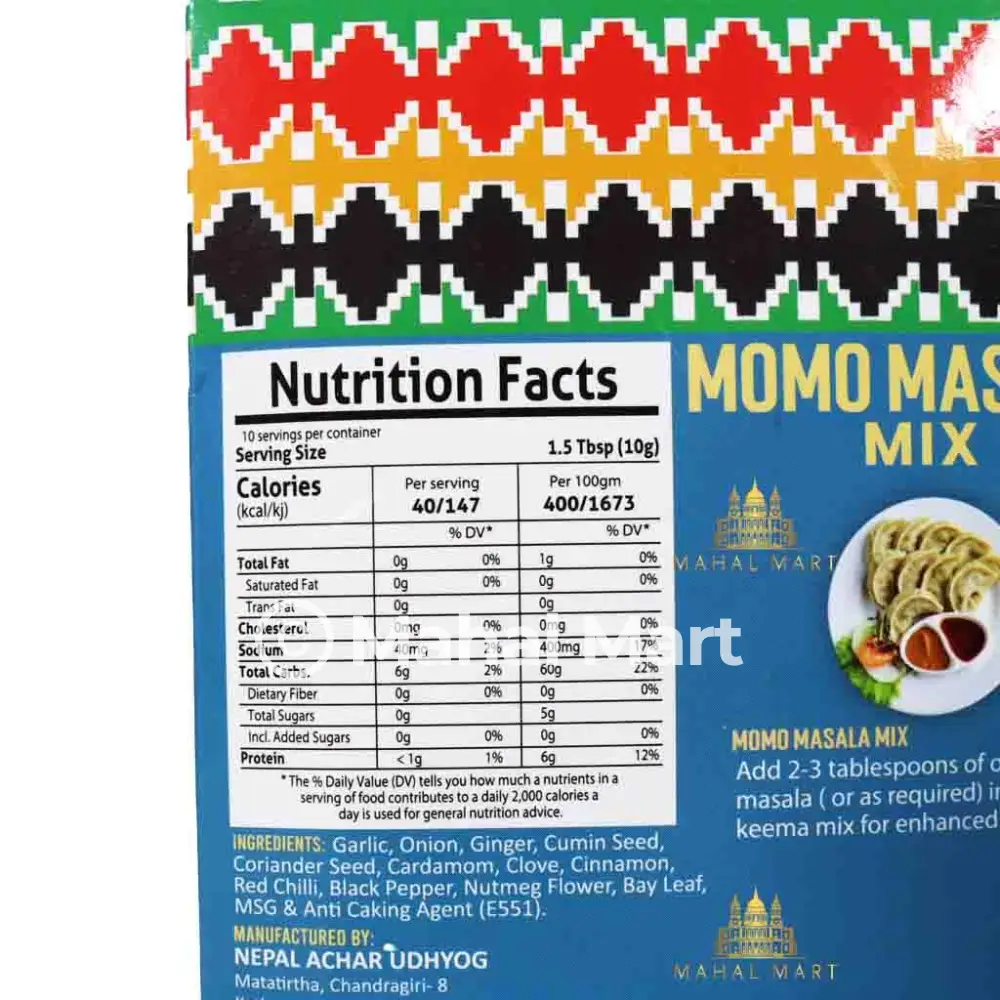 Aama ko Momo Masala Mix 100g - Image 3