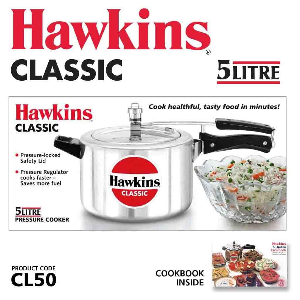 Aluminium Hawkins 5Litre Pressure Cooker - Image 2