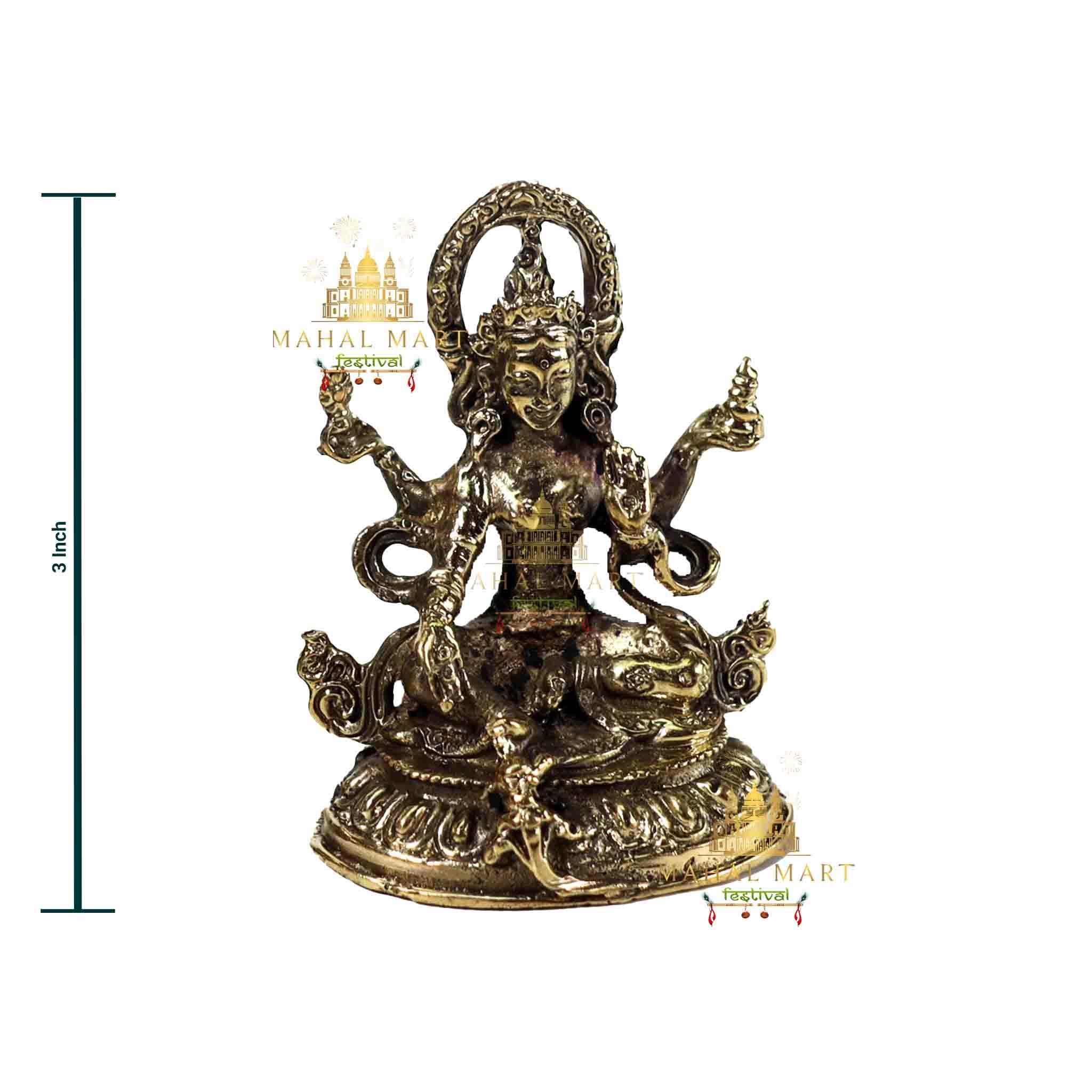 Brass Laxmi Statue - Image 3