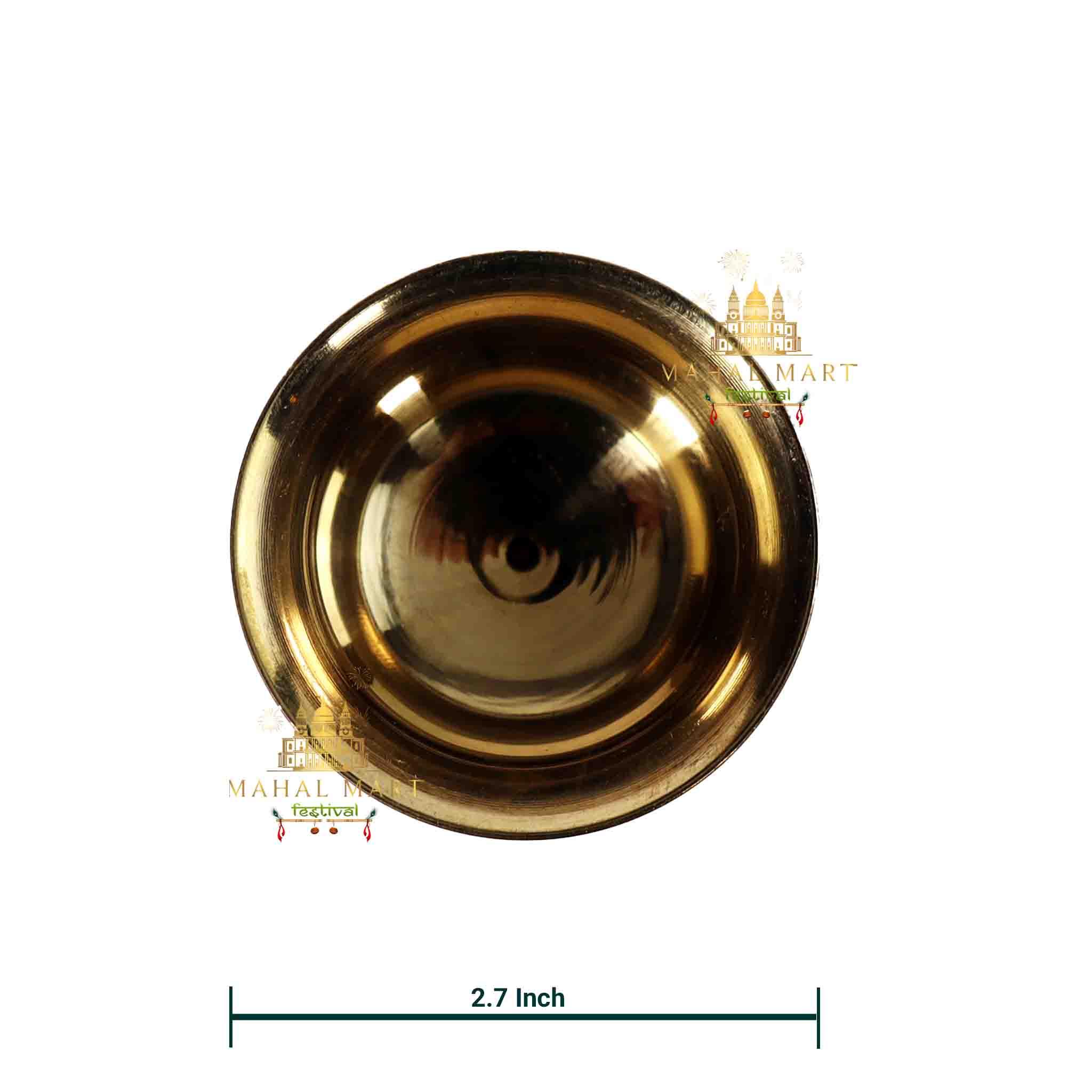 Brass standing Diya/ Diyo - Image 3