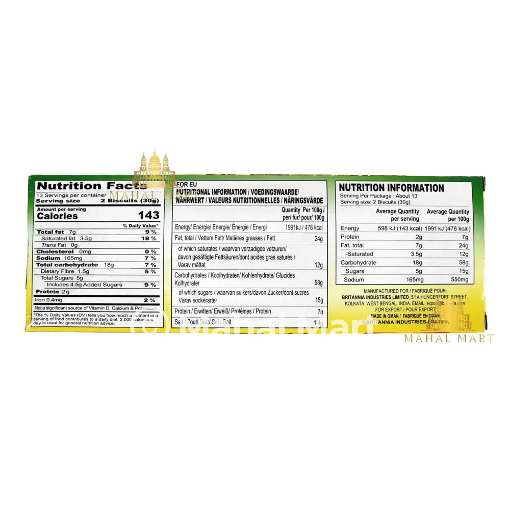 Britannia Digestive Original Biscuits 400g - Image 2