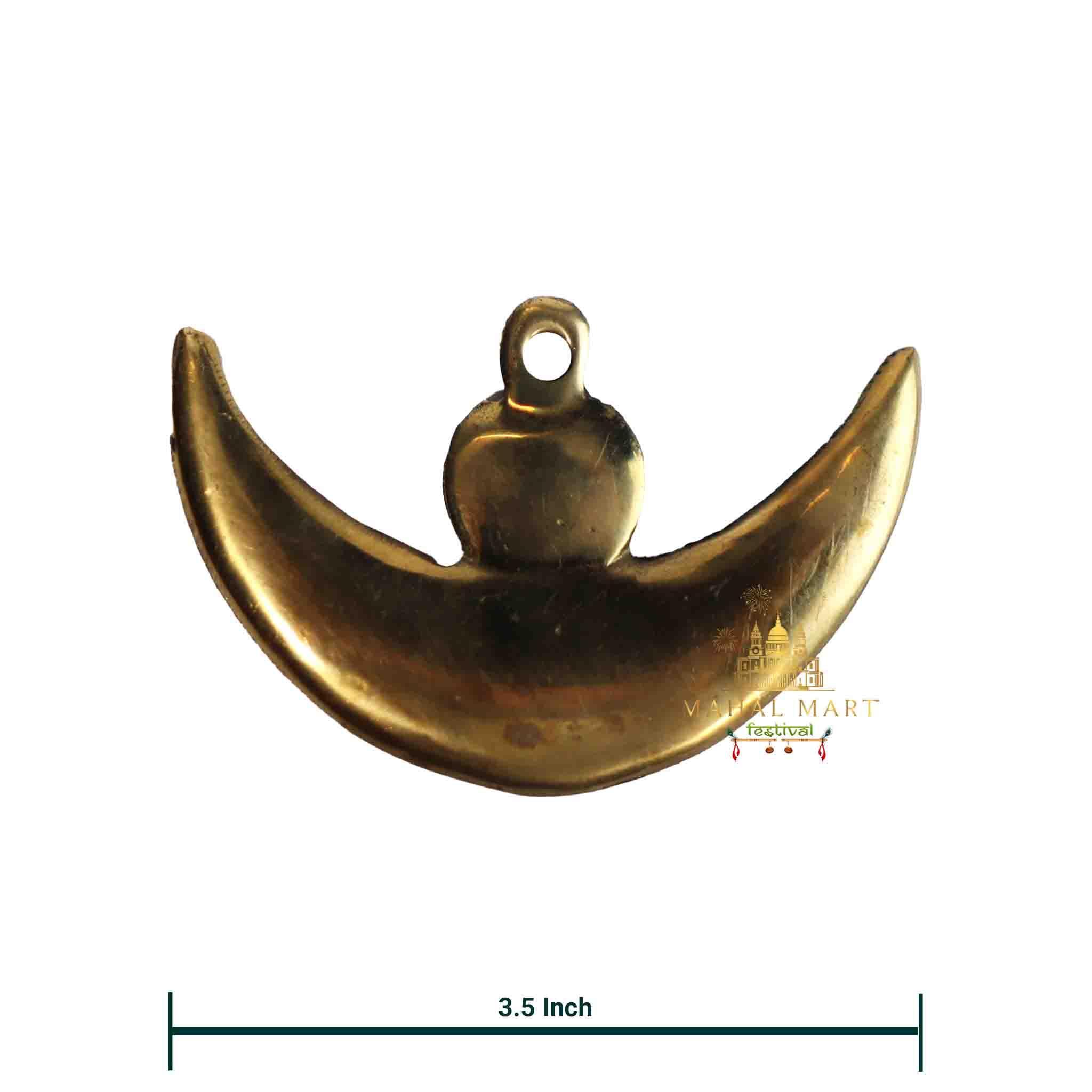 Celestial Moon Brass Decor 3.5inch - Image 2