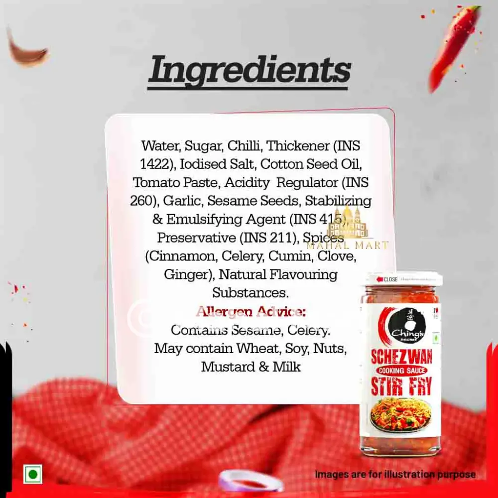 Ching's Schezwan Stir-Fry Cooking Sauce 250g - Image 3