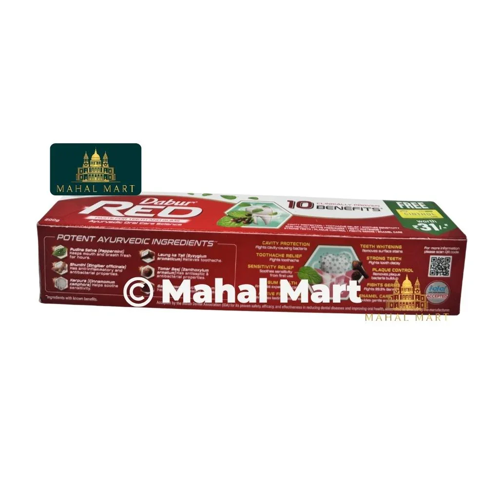 Dabur Red Toothpaste 200g - Image 3