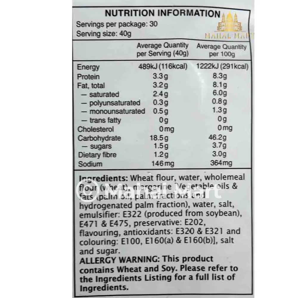 TSM Frozen Chapatti 30pcs - Image 3