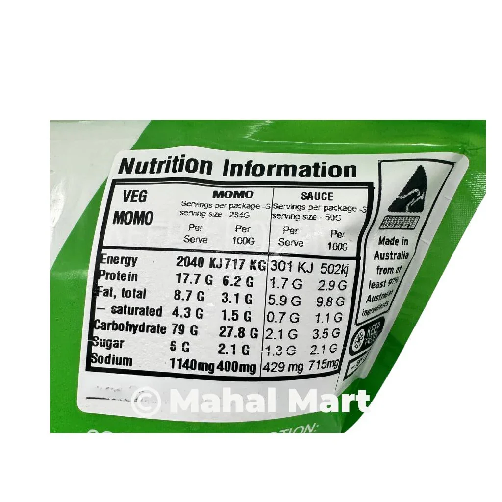 Frozen Koseli Foods Veg Momo 30pcs - Image 3