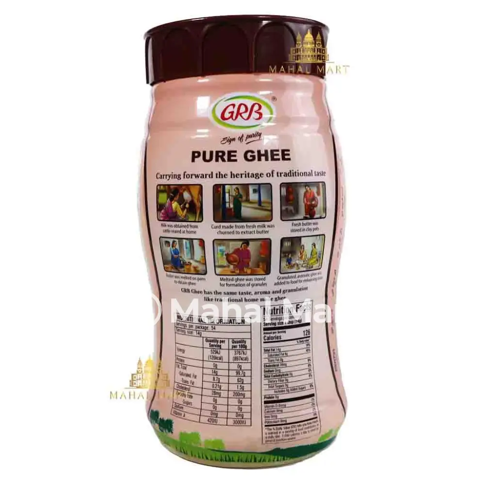 GRB Pure Ghee Brown (Buffalo) 830ml - Image 2