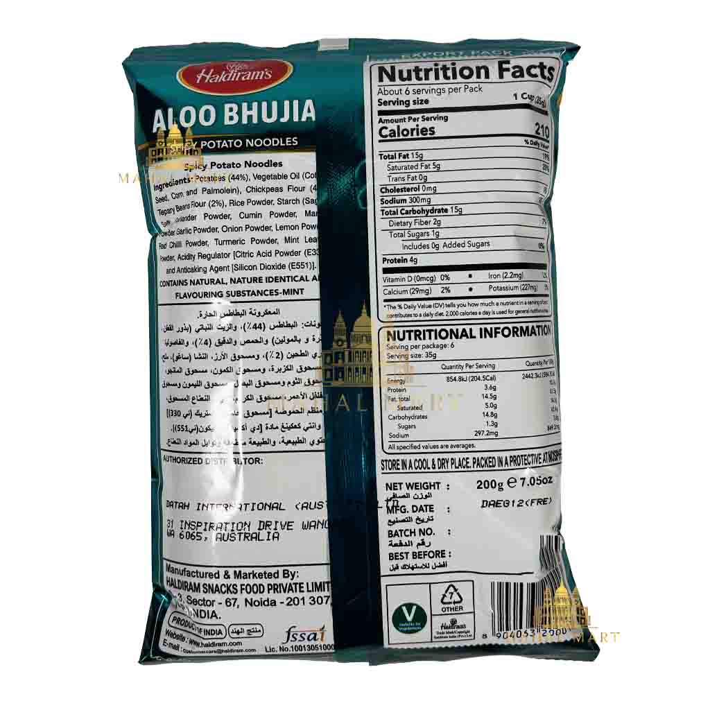 Haldiram's Aloo Bhujia 200g - Image 2
