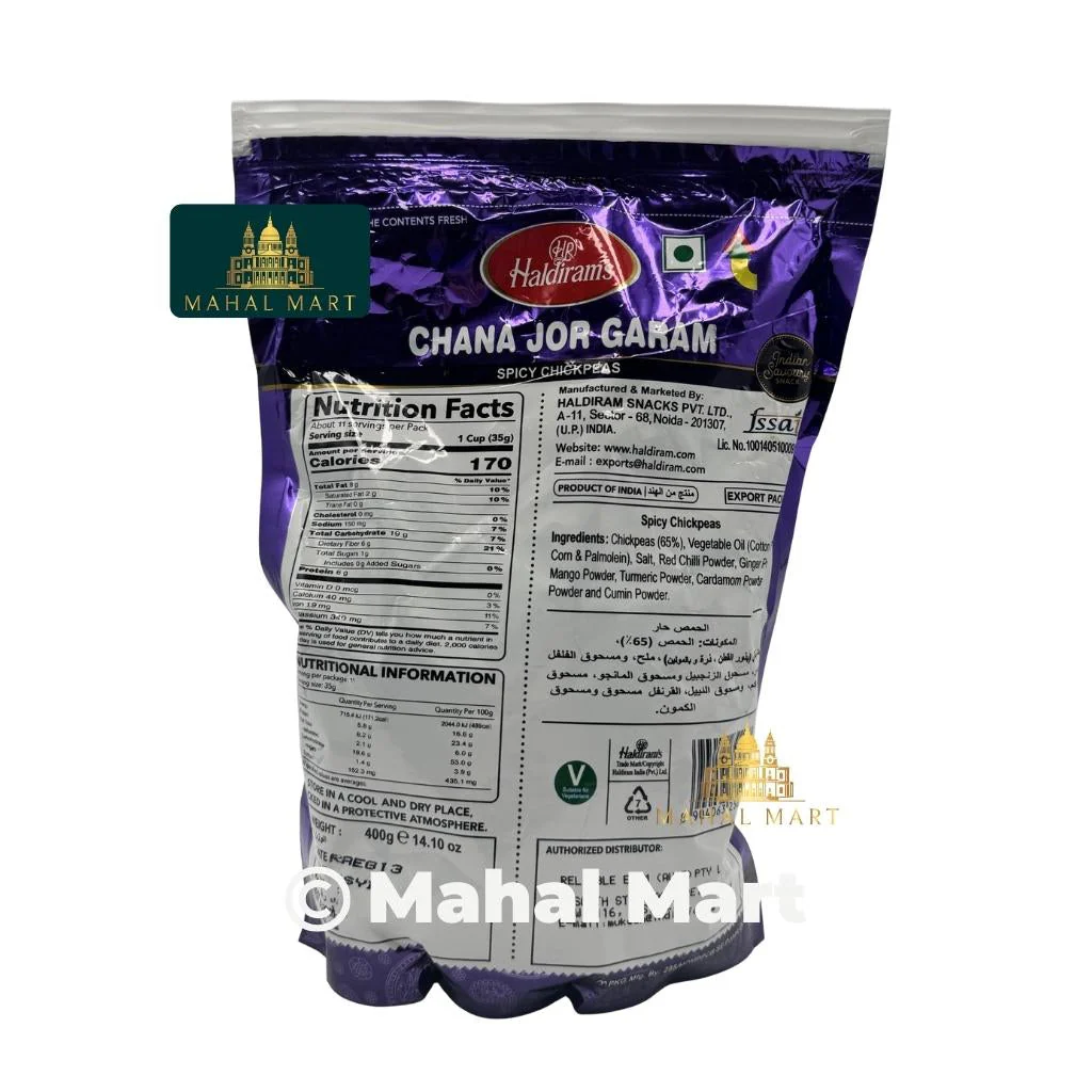 Haldiram's Chana Jor Garam 400g - Image 2