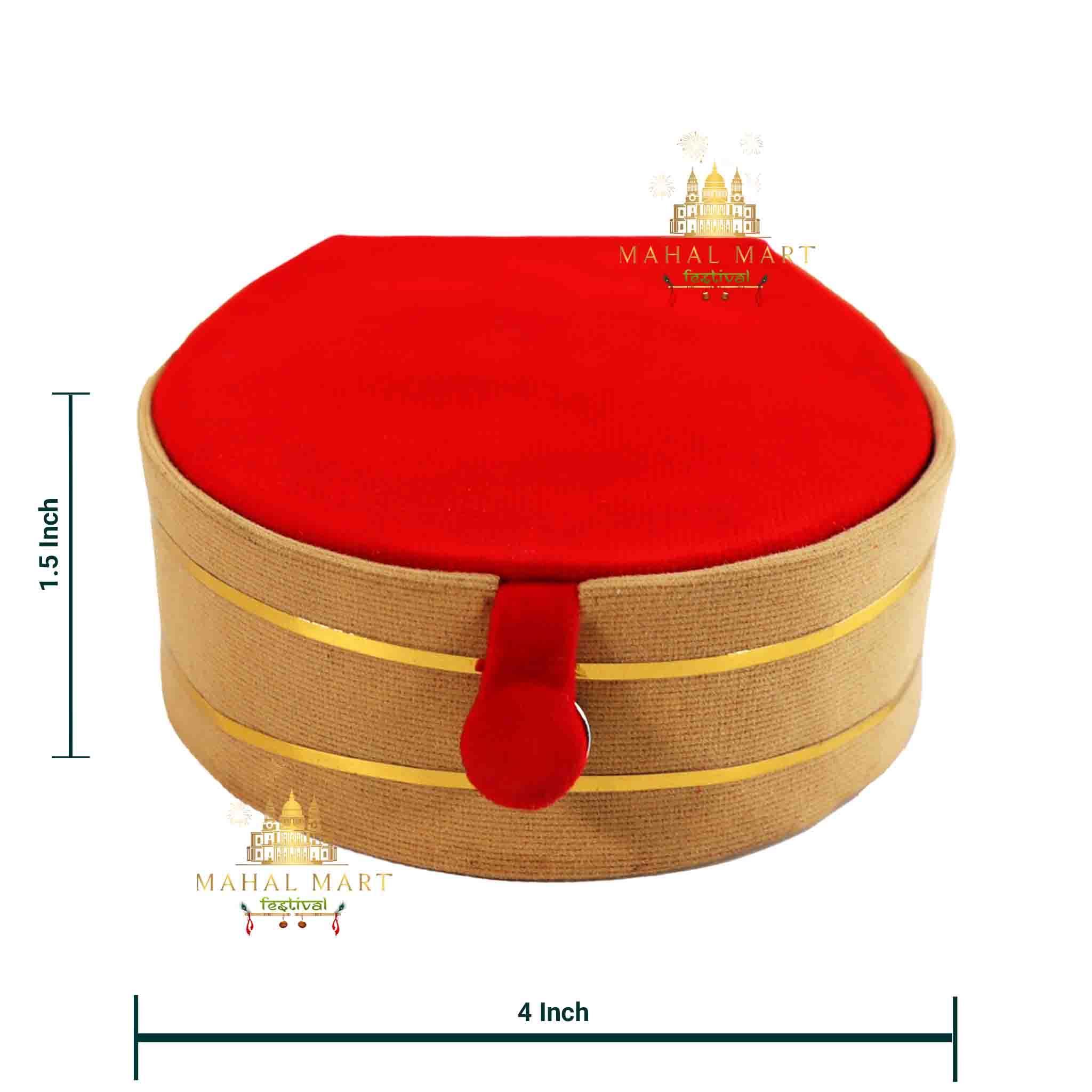 Jewellery Oval Velvet Churi Box - Image 2