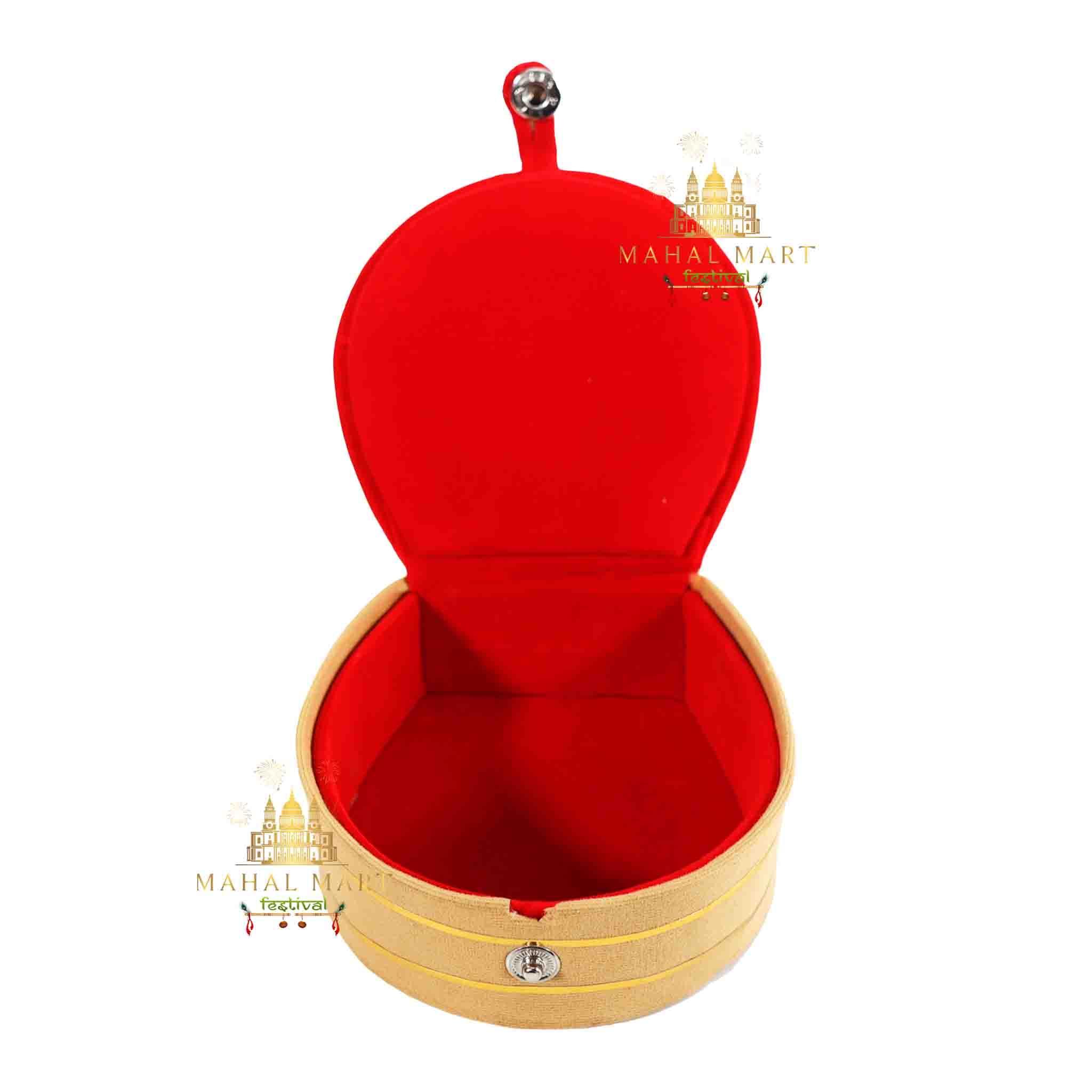 Jewellery Oval Velvet Churi Box - Image 3