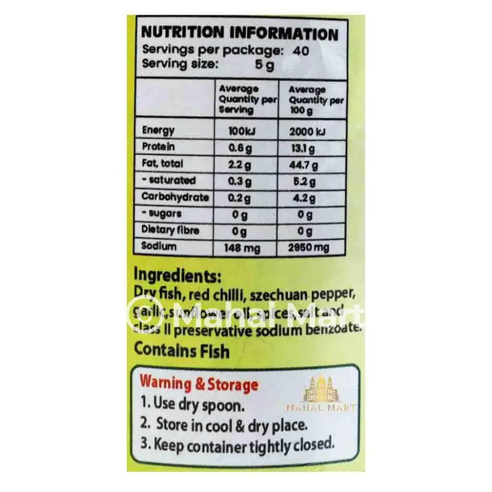 Kanchi ko Achar Dry Fish & Timur Ko Chop 200g - Image 2
