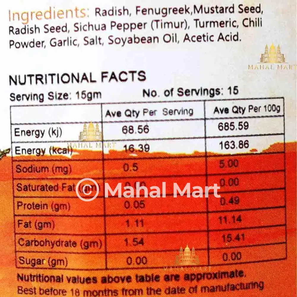 Kitchen Recipe Sun Dried Radish Pickle 380g - Image 2