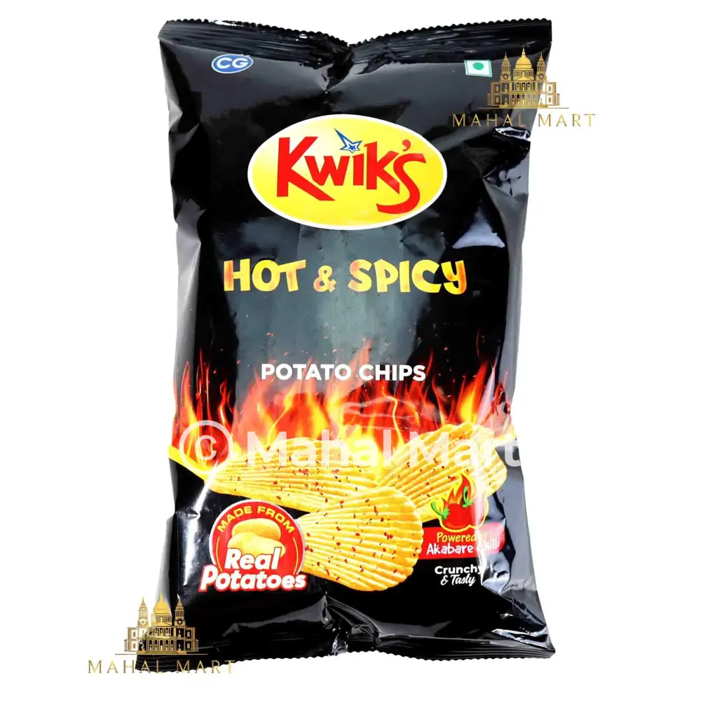 Kwik's Hot & Spicy Potato Chips 60g