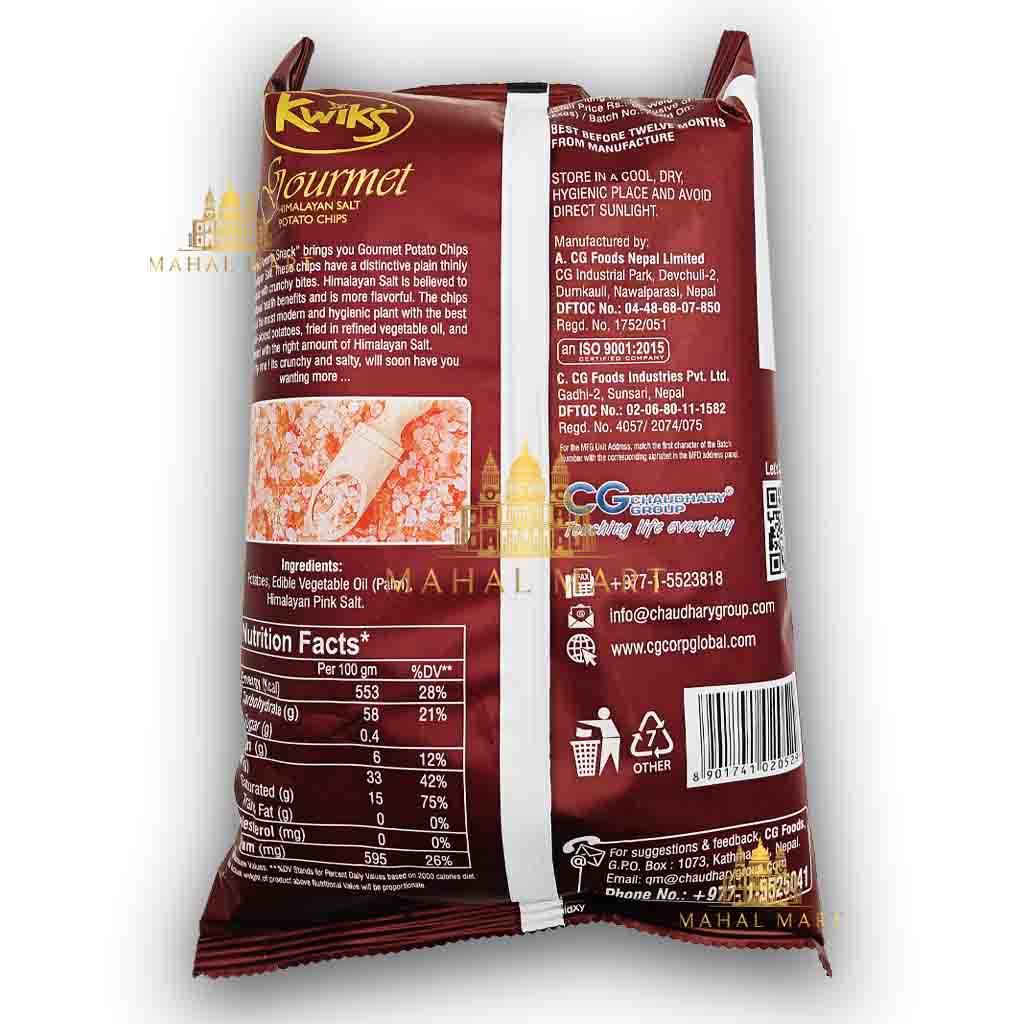 Kwik's Himalayan Salt Potato Chips 65g - Image 2