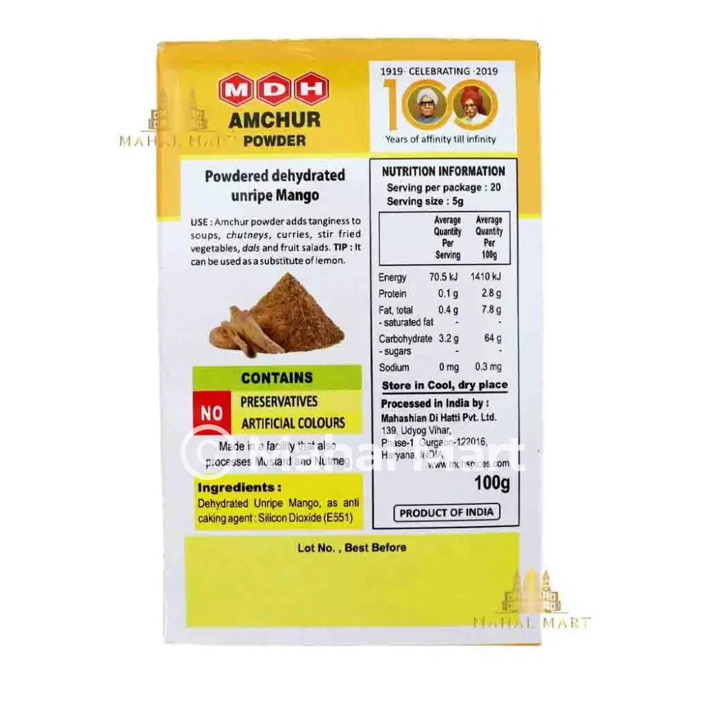 MDH Amchur Powder 100g - Image 2