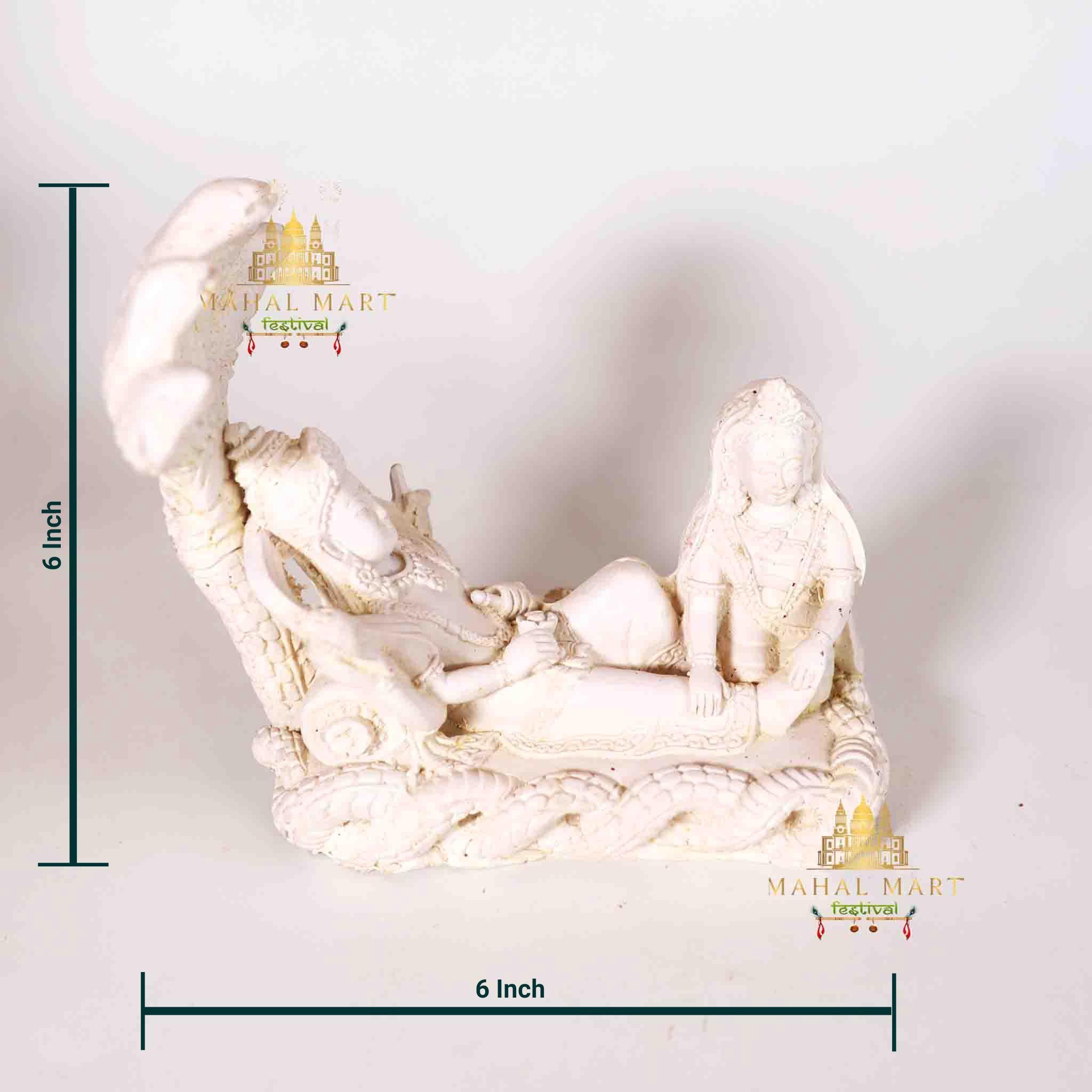 Narayan and Laxmi Divine Seva Statue - Image 3