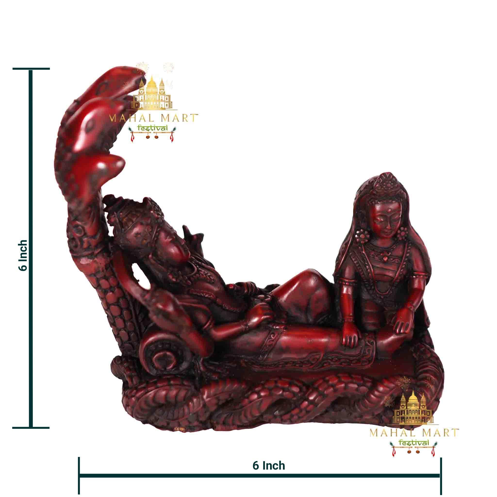 Narayan and Laxmi Divine Seva Statue - Image 4