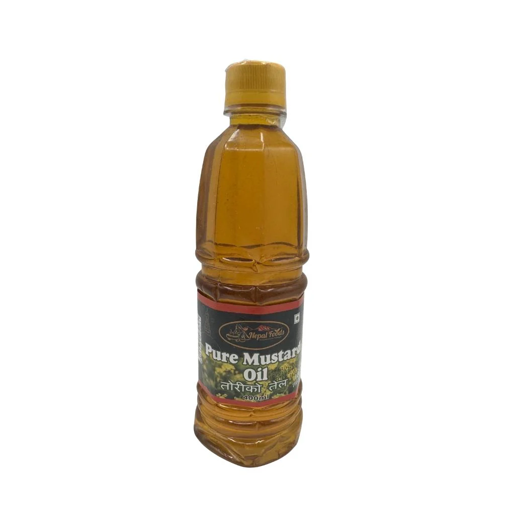 Nepal Foods Pure Mustard Oil 400ml - Image 2