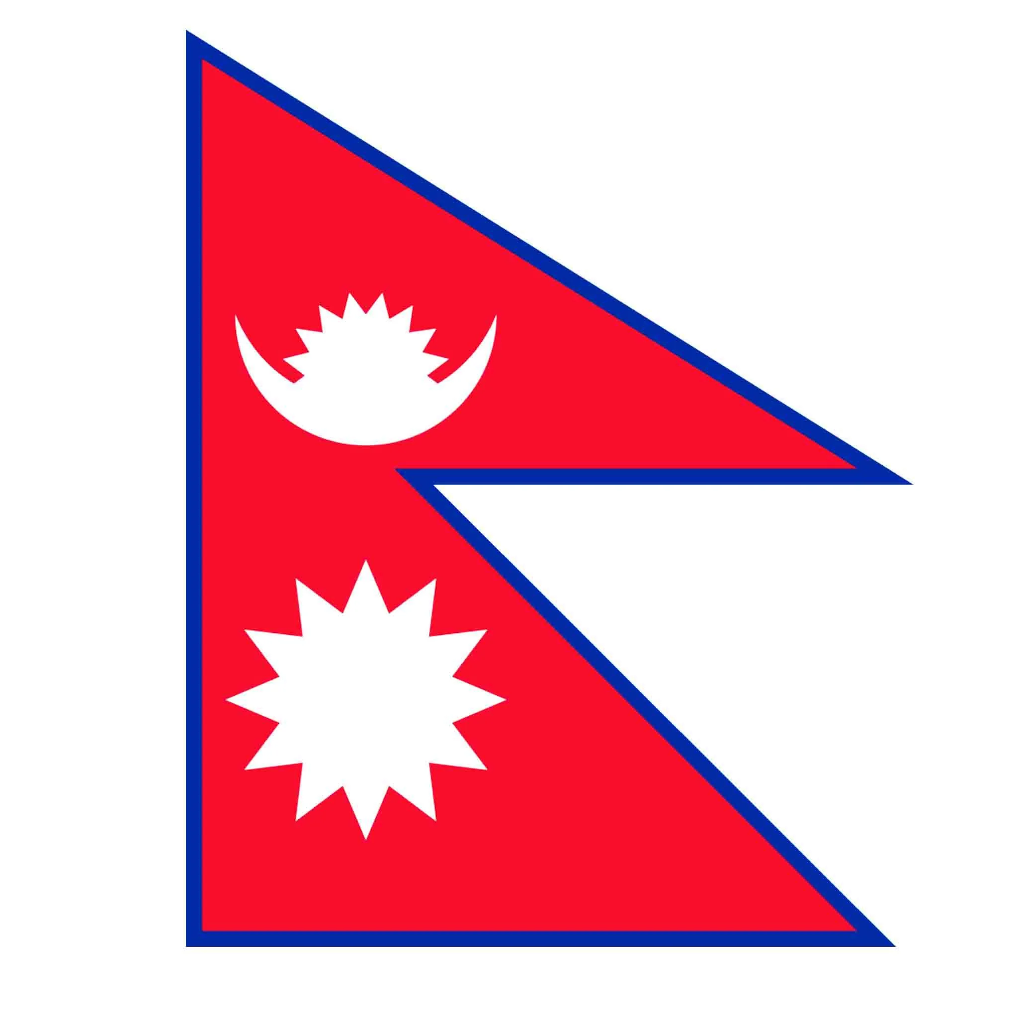 Nepali Flag 6ft tall