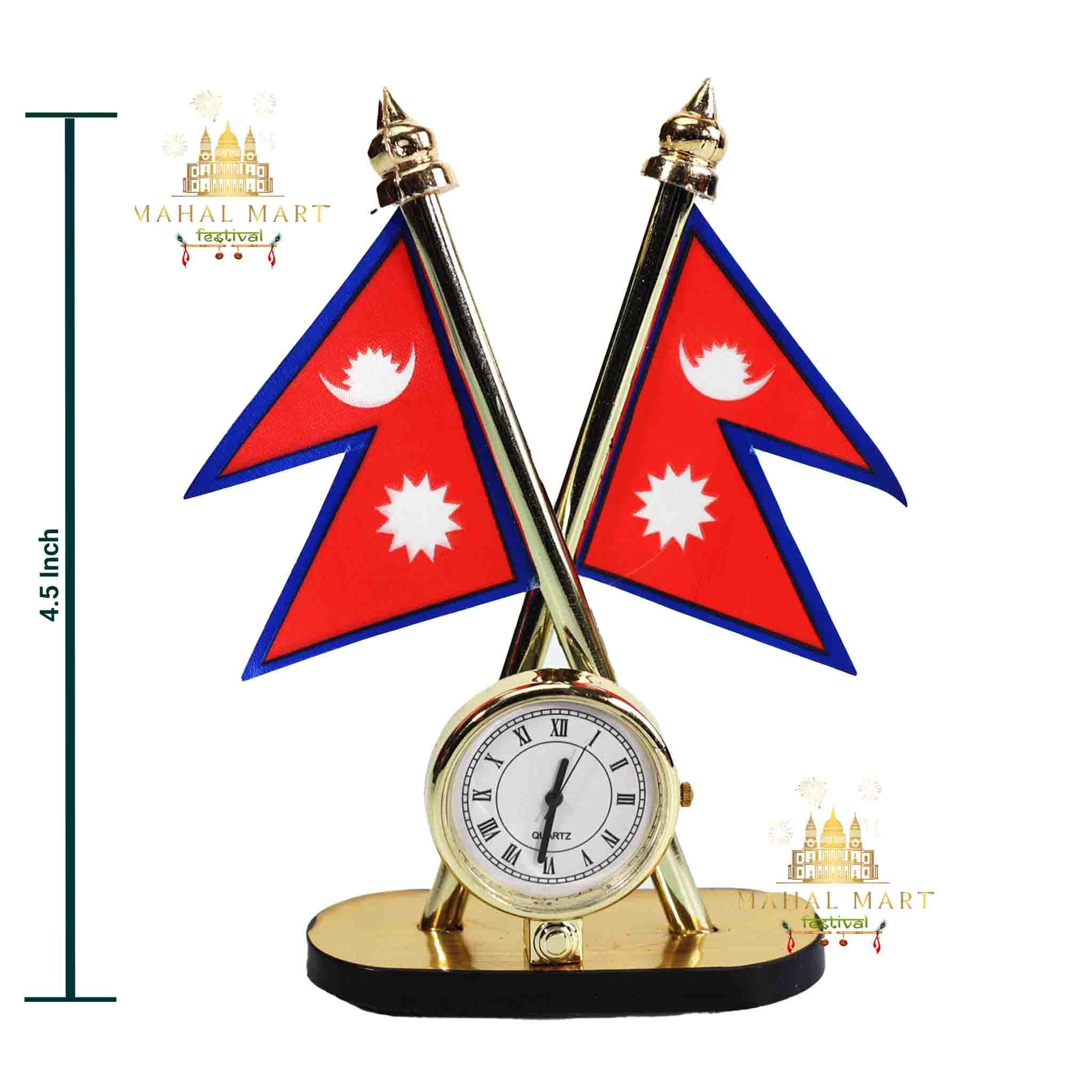 Nepali Flag with Watch Stand - Image 2