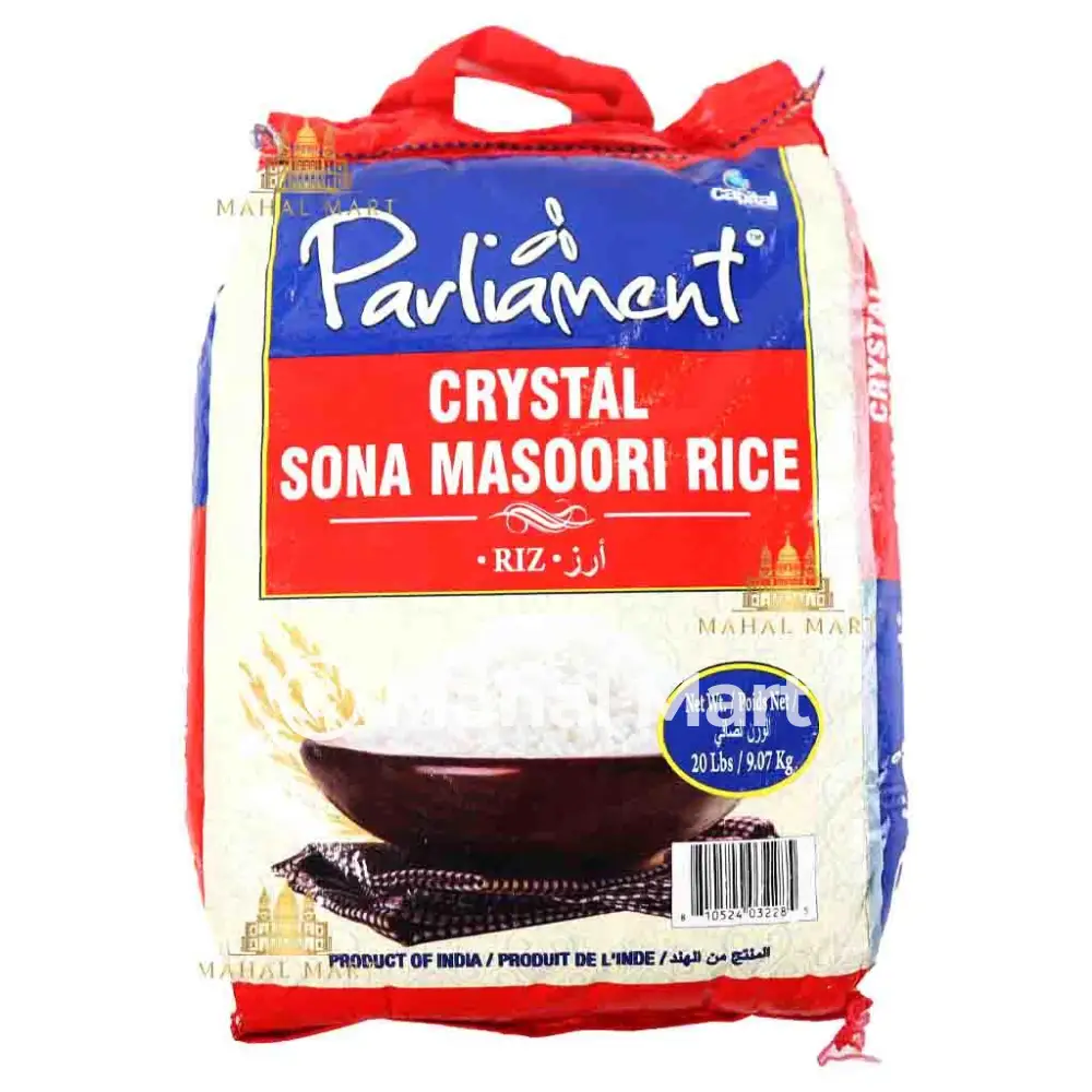 Parliament Sona Masoori Rice 9.07kg - Image 3