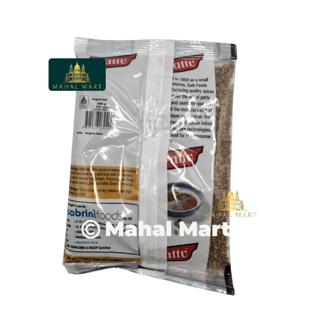 Pattu Fenugreek Seeds 200g - Image 2