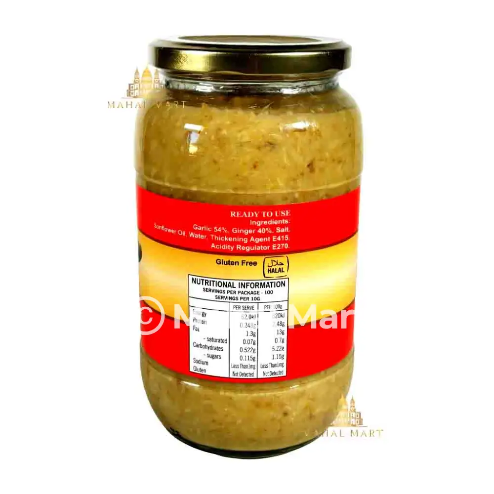 Pattu Freshly Minced Garlic Ginger Paste 1kg - Image 2