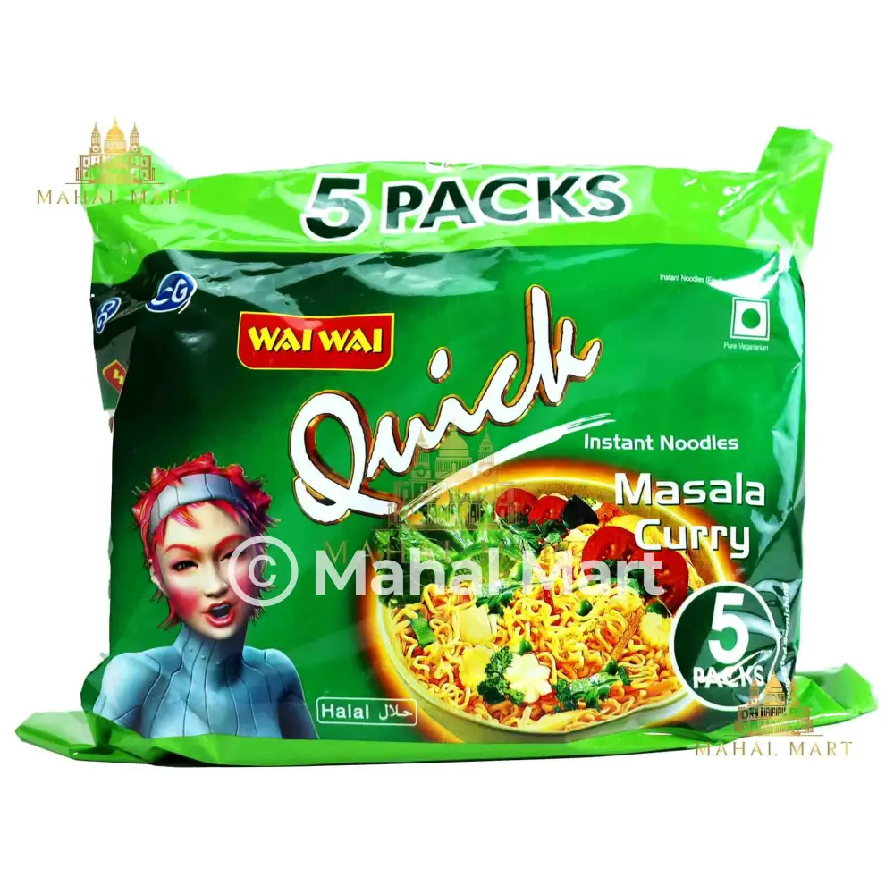 Quick Masala Curry Veg Noodles 5 Pack