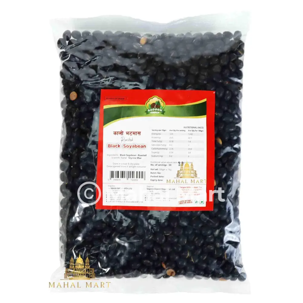 Roasted Black Soyabean/ Kalo Bhatmas 500g
