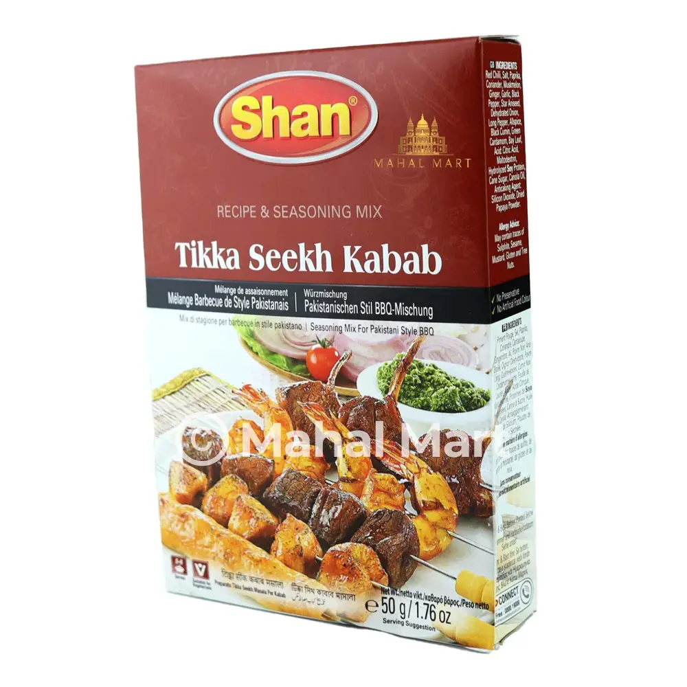 Shan Tikka Seekh Kabab Masala Mix 50g - Image 2