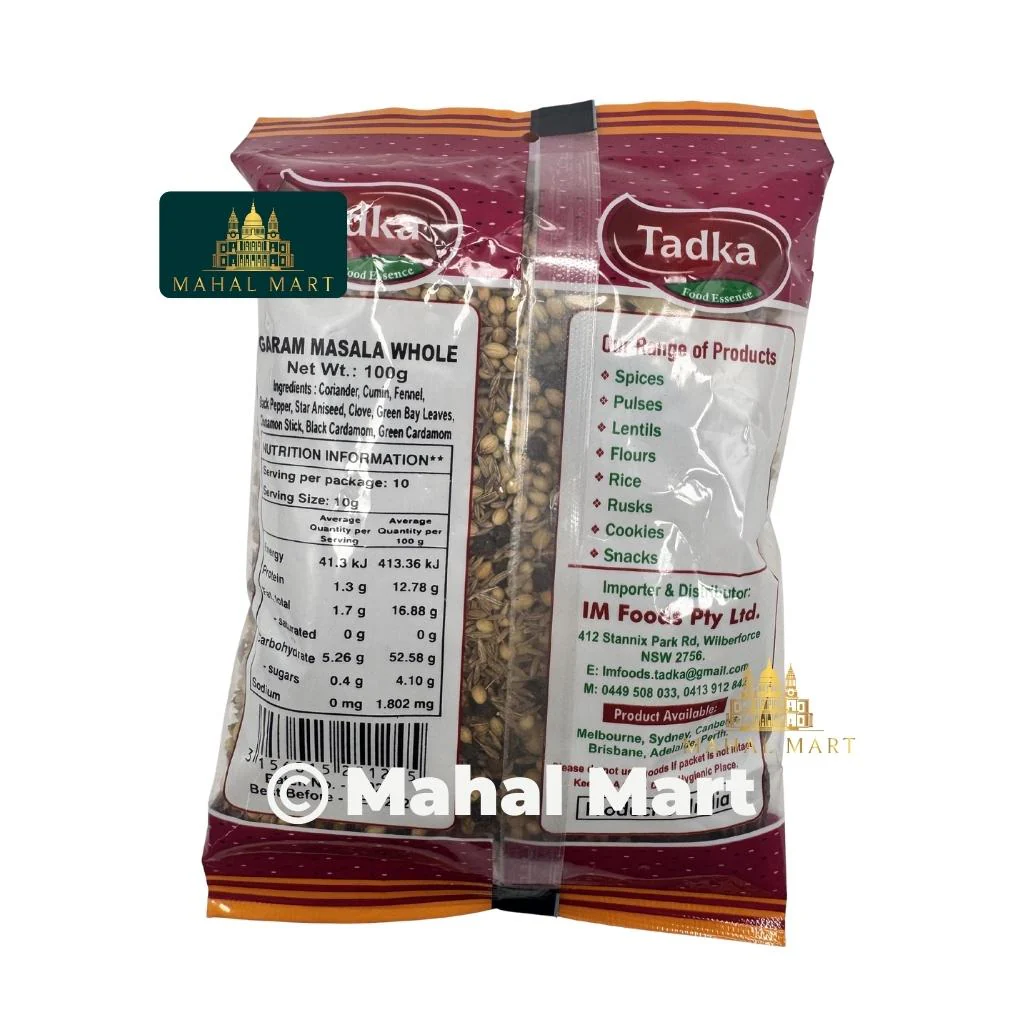 Tadka Garam Masala Whole Mix 100g - Image 2