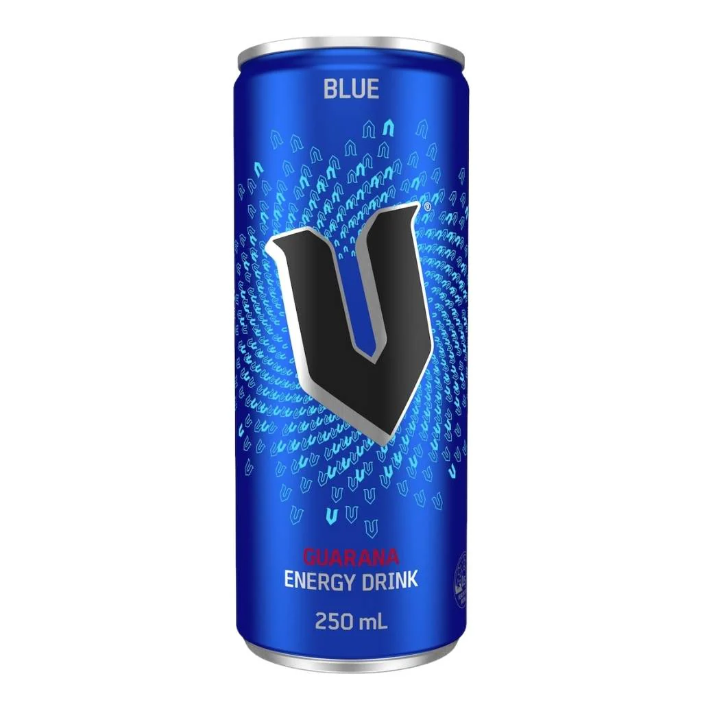 V Blue Guarana Energy Drink 250ml