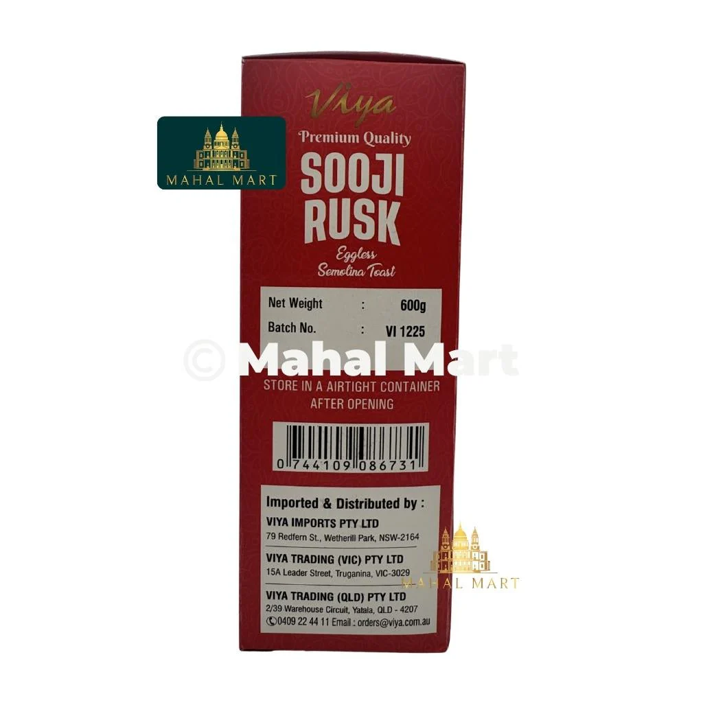 Viya Sooji Rusk 600g - Image 3