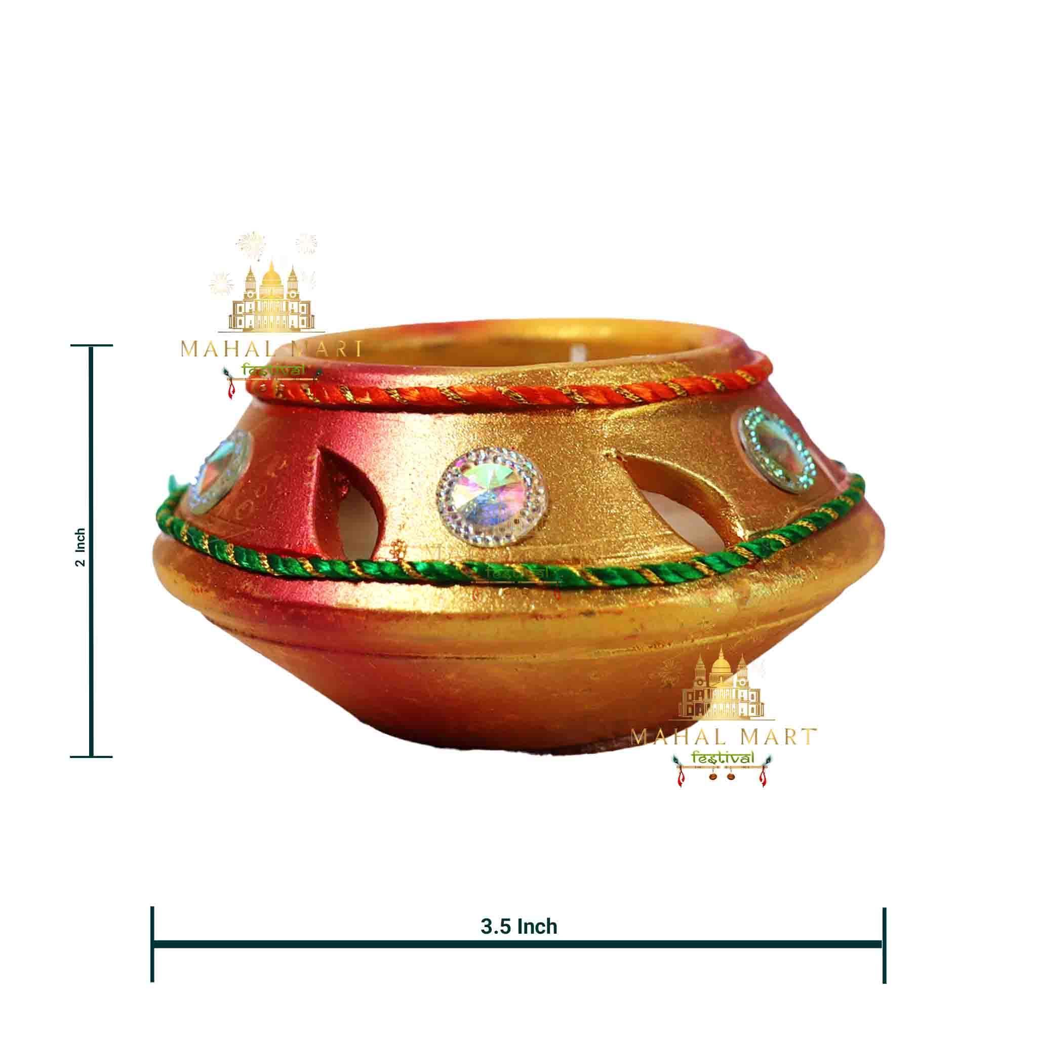 Wax-Dipped Diwali Flame - Image 3